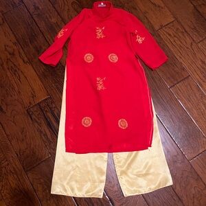 Kids Ao Dai size 8